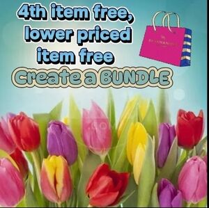 CUSTOM BUNDLE 🌺 4th item free,  lower priced item free 🏆